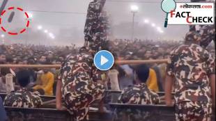 footwear being thrown on Indian Army at Mahakumbh