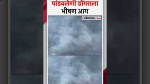Fire erupts on Pandavaleni hill The fire spread due to the speed of the wind