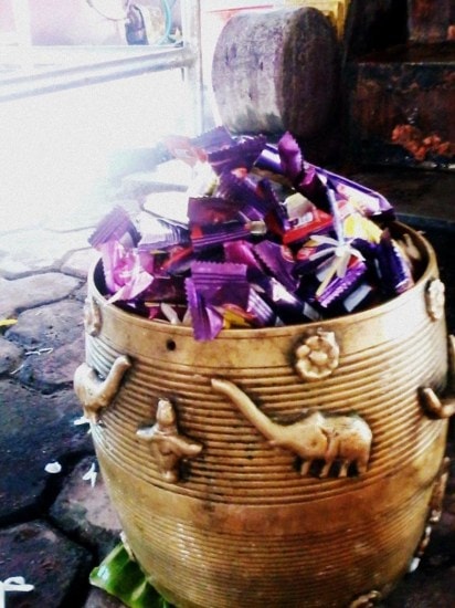 Alleppey Temple Chocolate Offering