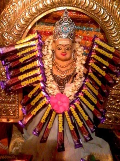 Chocolate Prasad of Lord Murugan