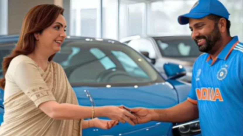 Nita Ambani Gifted Rohit Sharma a Bugatti