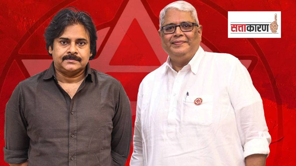 Ajaya Kumar Vemulapati with Pawan Kalyan Ajaya Kumar Vemulapati with Pawan Kalyan