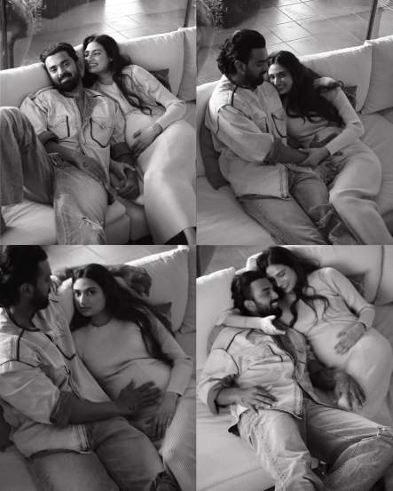 Athiya shetty KL rahul maternity photoshoot