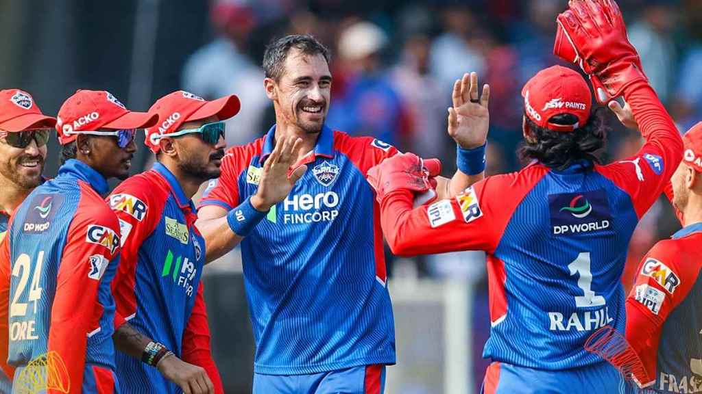 DC Beat SRH by 7 Wickets Mitchell Starc Fifer Faf Du Plessis Fifty IPL 2025