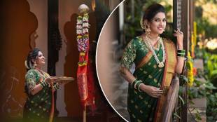Dhanashri Kadgaonkar gudhi padwa look