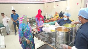 embarrassment of stopping meals for patients relatives in Nandurbar