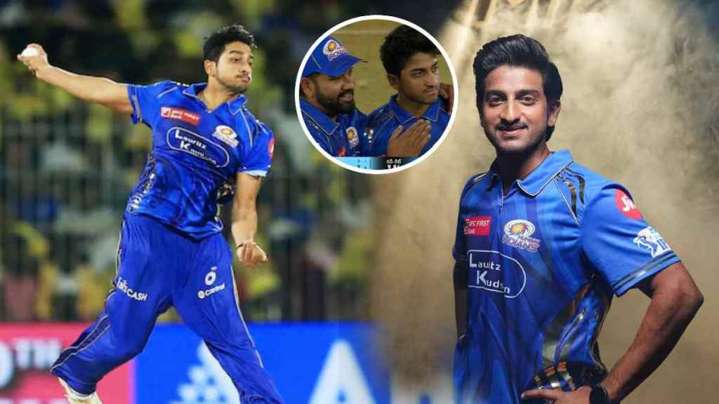 Who is Satyanarayana Raju Mumbai Indians Pacer Who Gives 40 Runs in GT vs MI his Slower Ball Video