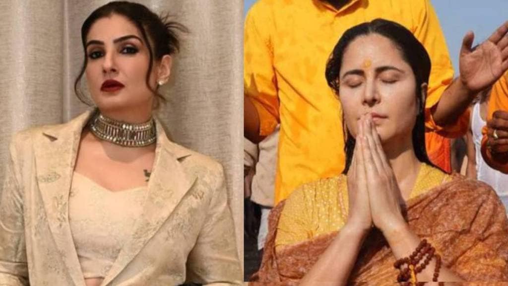 Raveena Tandon criticizes men for filming Katrina Kaif at Mahakumbh (Photo: Instagram)