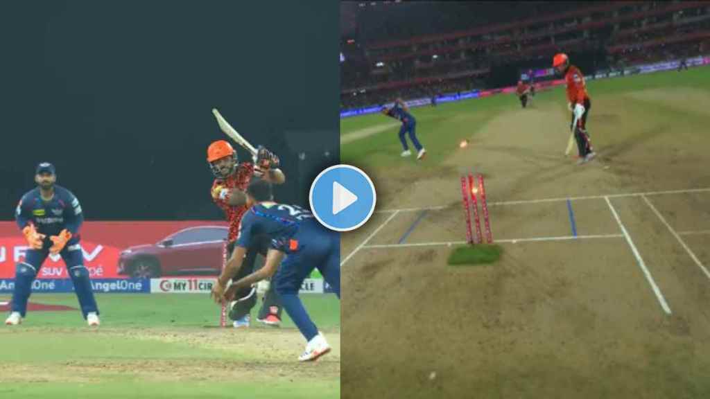 Heinrich Klassen Run out on Nitish Reddy Straight Shot After Hit on Prince Yadav on Hand Video Viral Heinrich Klassen Run out on Nitish Reddy Straight Shot After Hit on Prince Yadav on Hand Video Viral