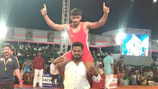 Ahilyanagar district wins first gold medal in Maharashtra Kesari Wrestling Championship