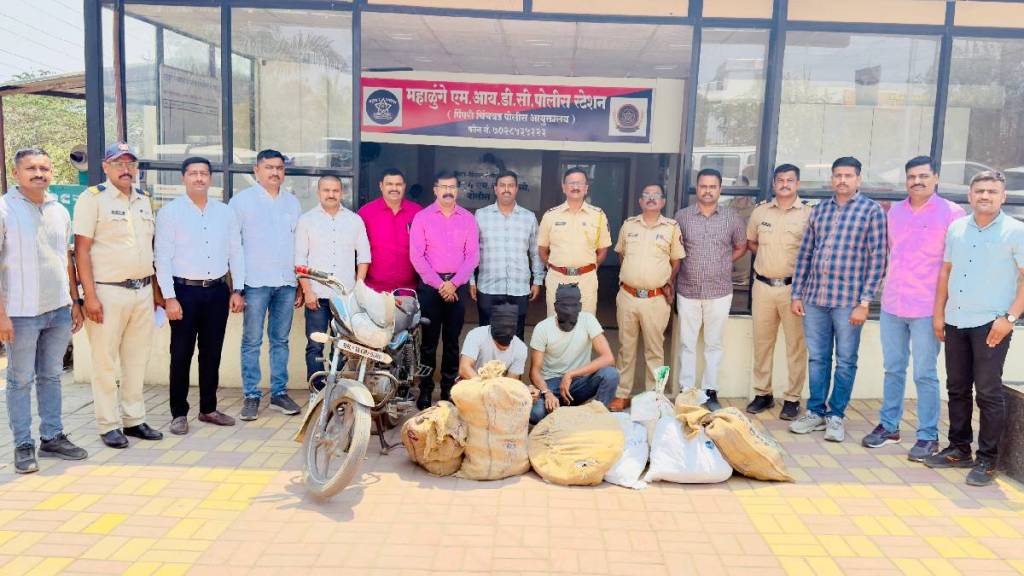 Theft of copper wires electrical substation Mhalunge Police MIDC police Two arrested