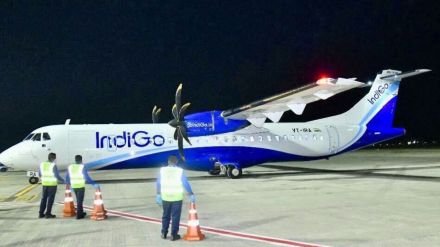 night landings begin at Shirdi International Airport