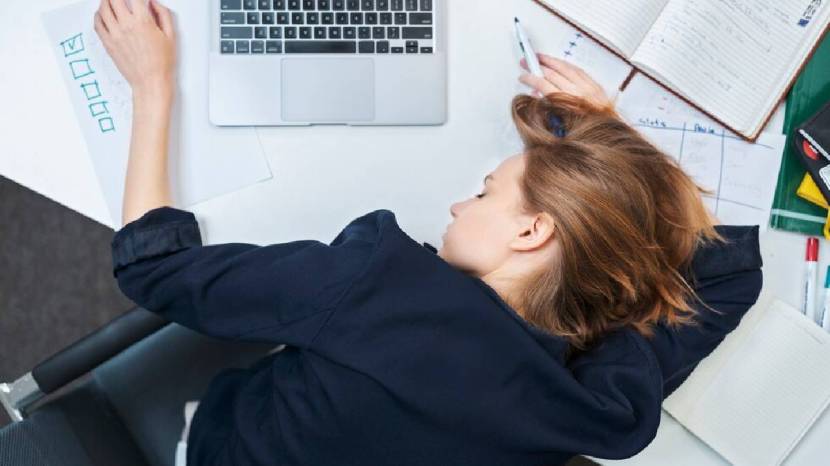 constant sleep while working in the office