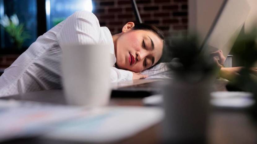 constant sleep while working in the office