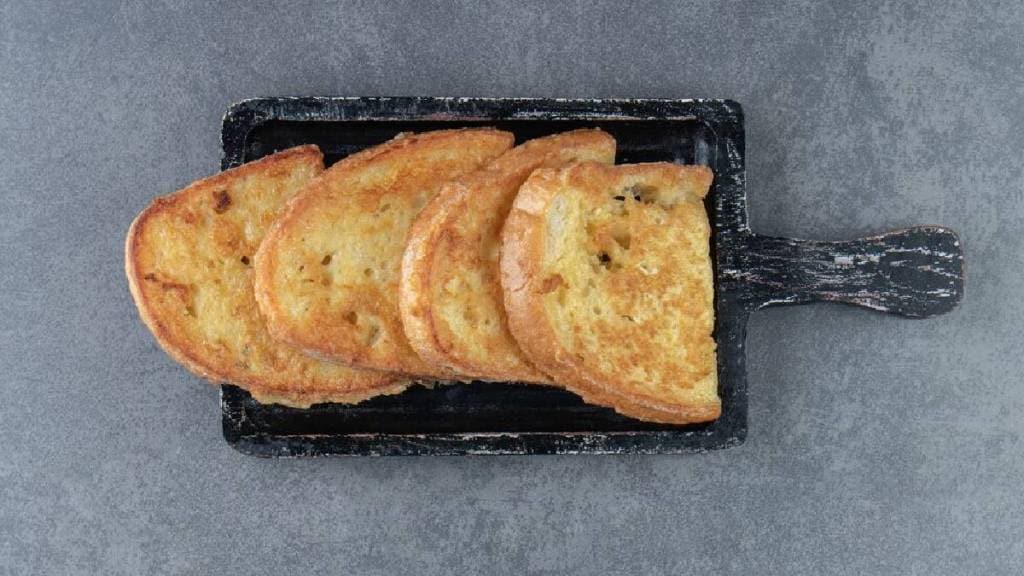 Plain vs toasted bread