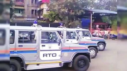 RTO , RTO campaign , fire , running vehicles, RTO , RTO campaign , fire , running vehicles,