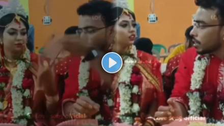 Bride and Groom fighting before wedding