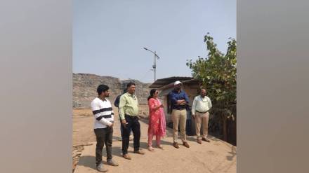 badlapur villagers claim blasting during joint solid waste project is causing cracks in houses