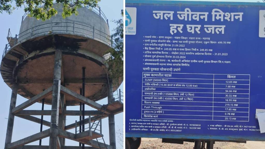 Bhandara, Thana petrol pump village , water ,