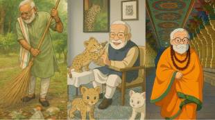 Pm Narendra modi Ghibli style pictures viral
