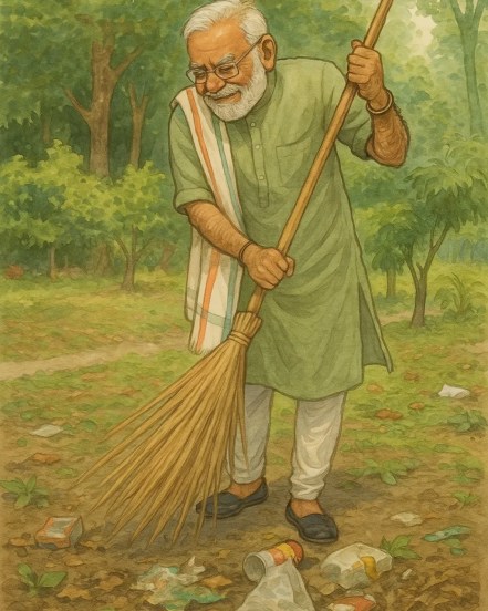 PM Modi Ghibli Pictures