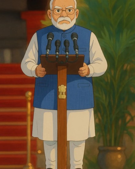 PM Modi Ghibli Pictures