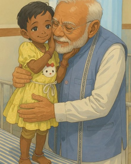 PM Modi Ghibli Pictures