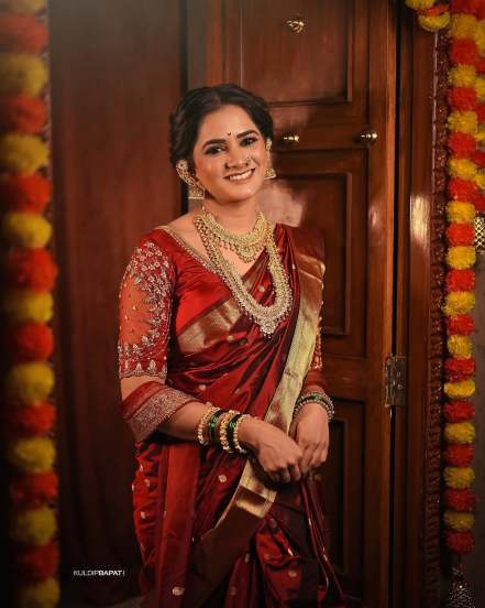 Gudhi Padwa 2025 Marathi actress bhagyashree mote traditional look