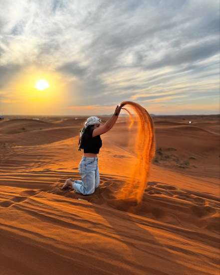 Sayali Sanjeev Dubai Vacation