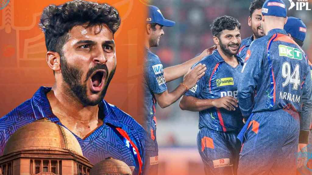 Shardul Thakur Purple Cap of IPL 2025 after Taking 4 Wickets in SRH vs LSG Match Completes 100 wickets