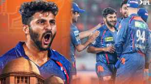 Shardul Thakur Purple Cap of IPL 2025 after Taking 4 Wickets in SRH vs LSG Match Completes 100 wickets