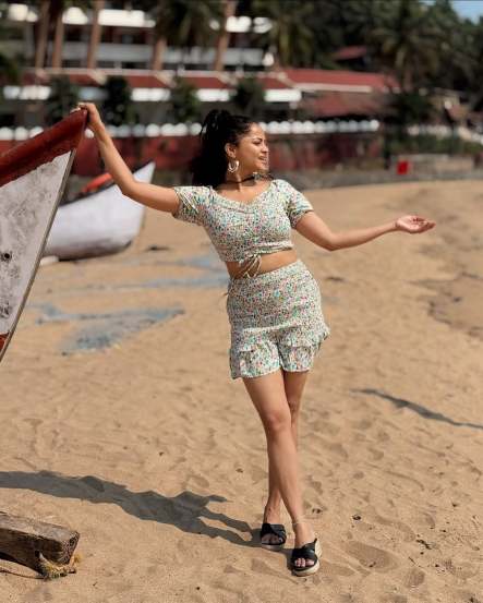 Shivali Parab Goa Vacation Photos