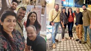 Tejashri Pradhan meet premachi goshta artist and director photos viral