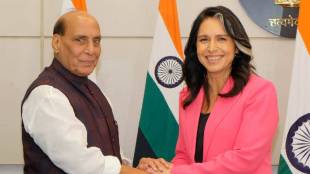 Tulsi Gabbard on Rajnath Singh meeting