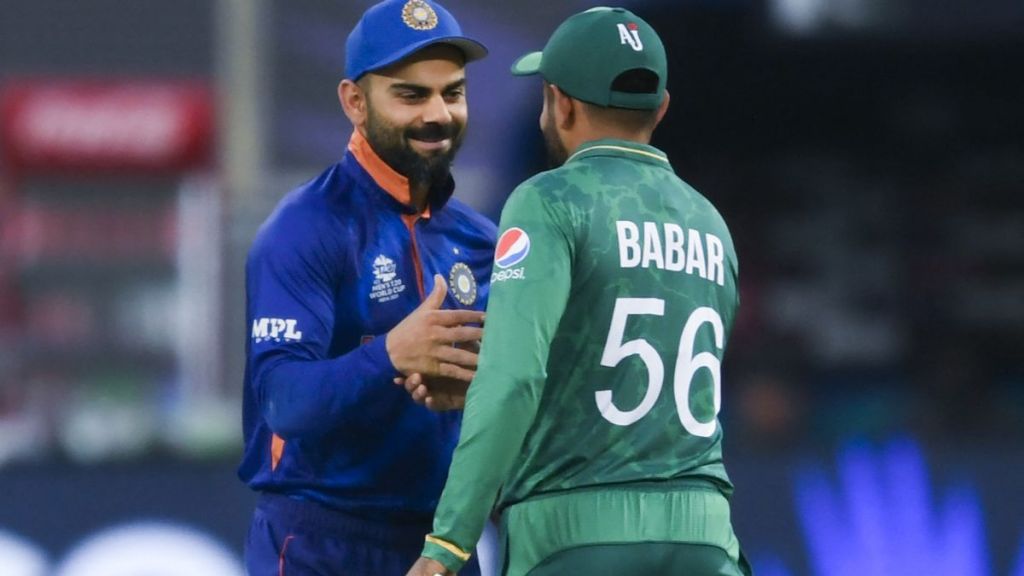 "Former Pakistani cricketer claims Virat Kohli is 'zero' in front of Babar Azam, fueling a cricket rivalry debate." "Former Pakistani cricketer claims Virat Kohli is 'zero' in front of Babar Azam, fueling a cricket rivalry debate."