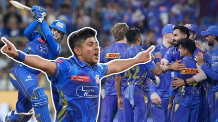 MI beat KKR by 8 wickets Ashwani Kumar 4 wickets Ryan Rickelton Fifty IPL 2025