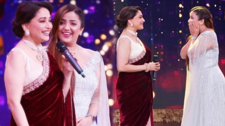 star pravah purskar premachi goshta serial fame apurva nemlekar shared a special post about her meeting with madhuri dixit star pravah purskar premachi goshta serial fame apurva nemlekar shared a special post about her meeting with madhuri dixit