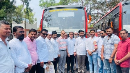 sangamner bus stand loksatta