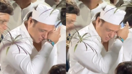 govinda cried at the funeral of his former secretary shashi prabhu