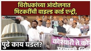 Amol Mitkari with oppositions at vidhanbhavan steps over Offensive statement about Chhatrapati Shivaji Maharaj