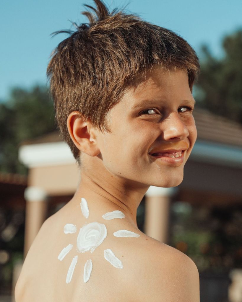 Sunscreen in Summer