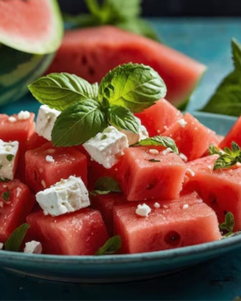 Watermelon Chaat Recipe in Gujarati