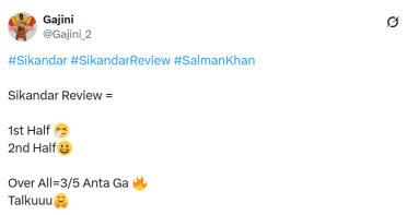 Sikandar Movie Review