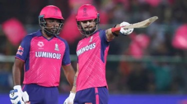 Rajasthan Royals Sanju Samson and Riyan Parag