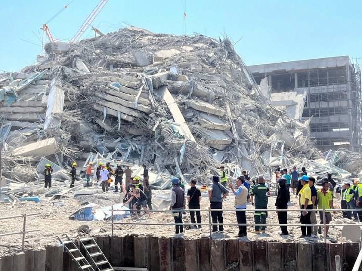 Seismic activity in Southeast Asia