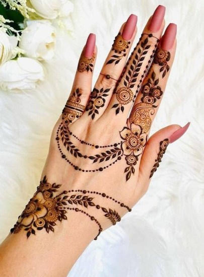 Henna art for Eid