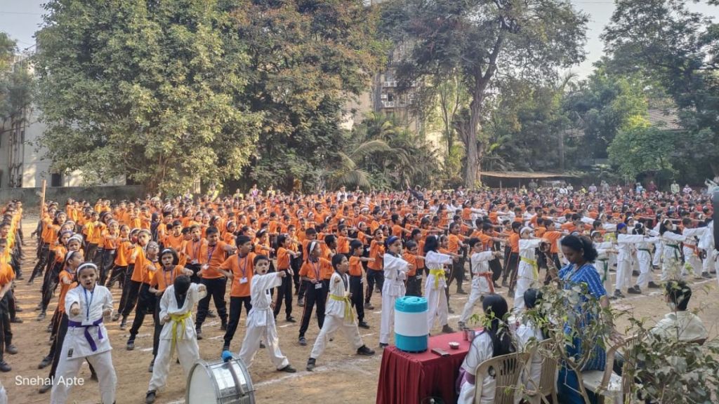 Deccan Education Societys new Marathi school sets unique world record in karate