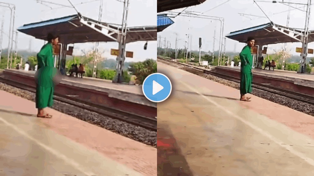 Shocking video of a man masturbates in front of women at railway station in Bengal video viral on social media Shocking video of a man masturbates in front of women at railway station in Bengal video viral on social media