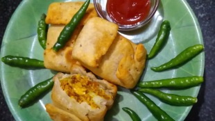 masala corn pocket recipe in marathi