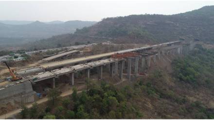 93 percent work on Mumbai Pune Expressway missing link completed mumbai news